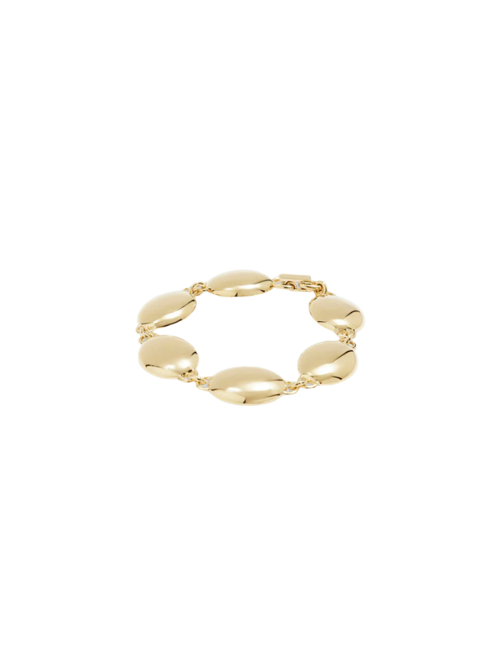 Ragbag Dualism Oval Bracelet in Gold