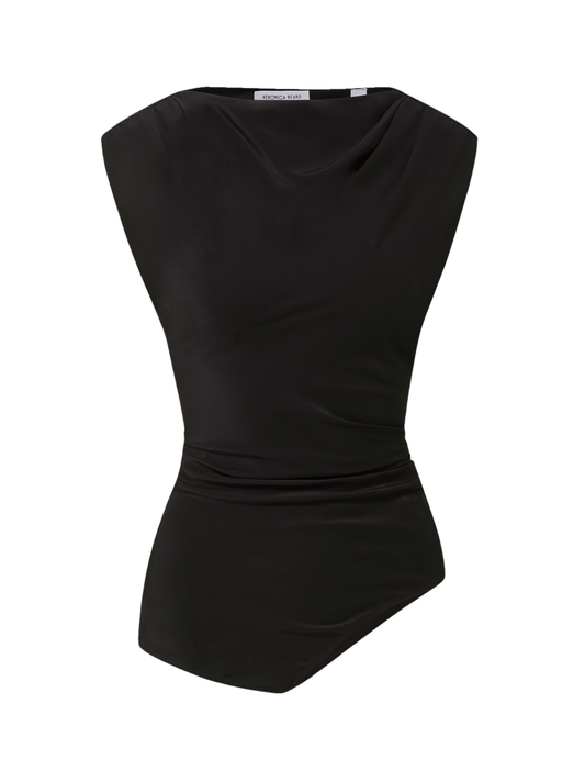 Veronica Beard Yvonne Asymmetric Top in Black