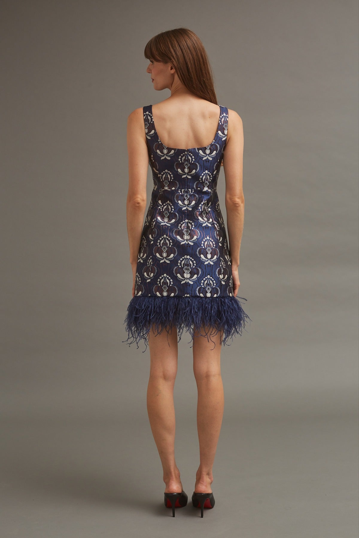 Cara Cara Carlie Mini Dress in Navy