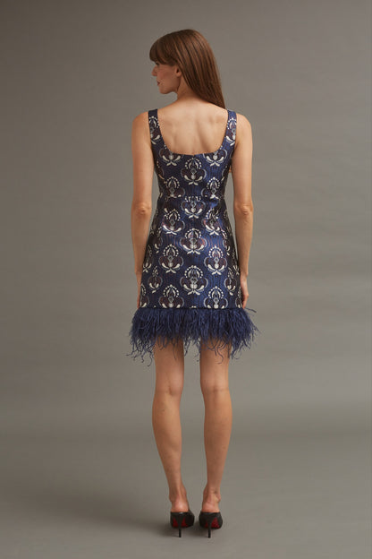Cara Cara Carlie Mini Dress in Navy