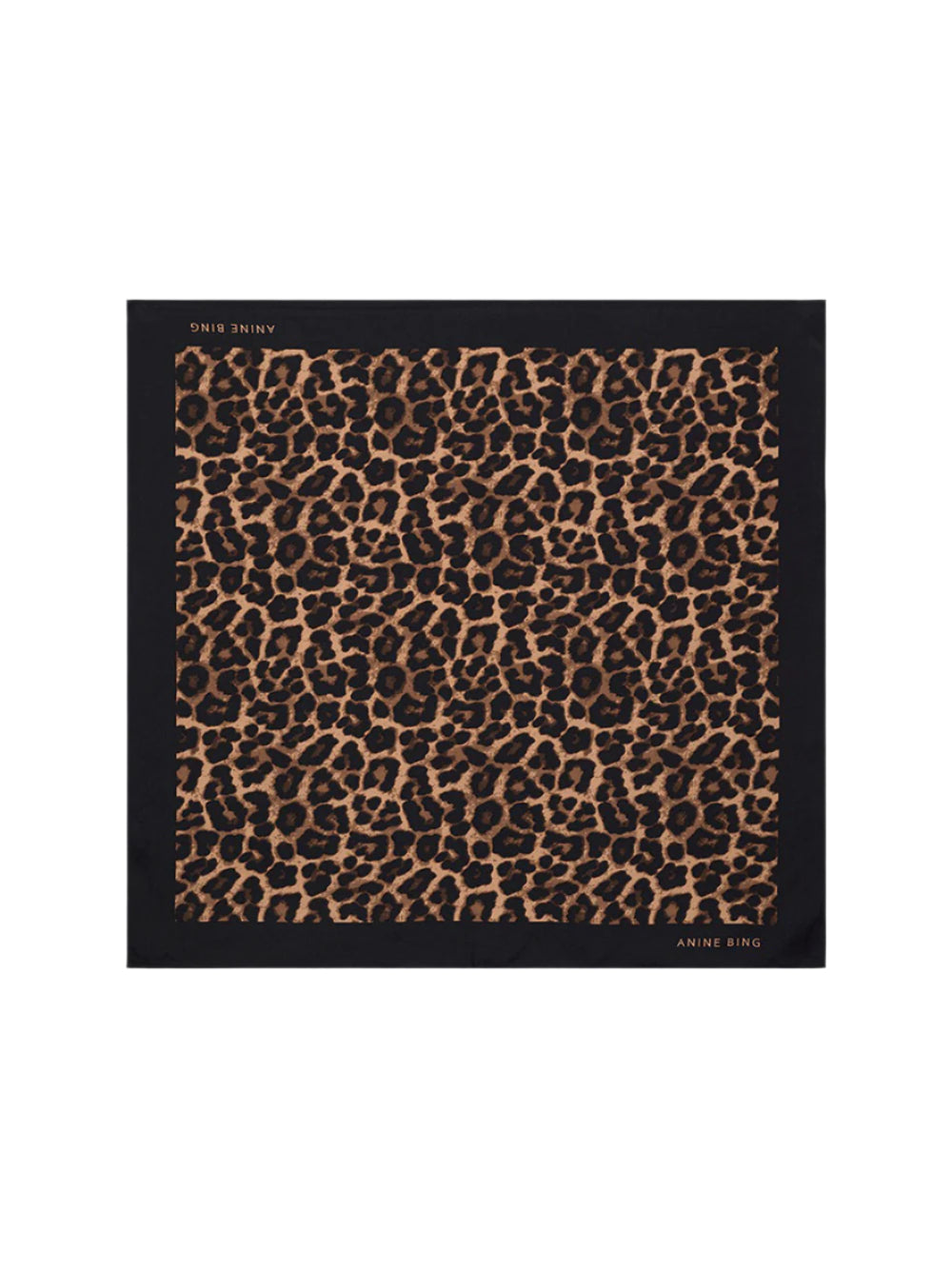 Anine Bing York Scarf in Leopard