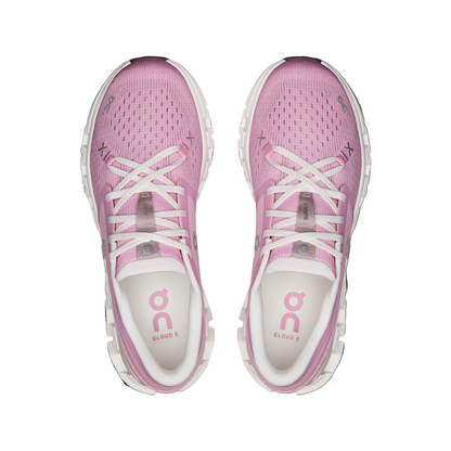 On Running Women's Cloud X4 Sneaker in Petal/Sand