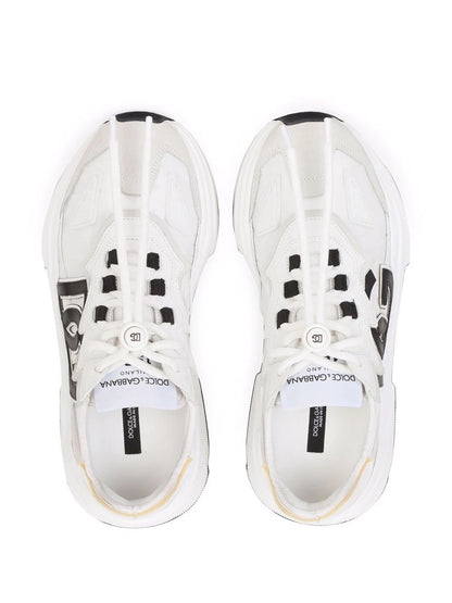 Dolce & Gabbana Daymaster Logo-Patch Lace-Up Sneakers