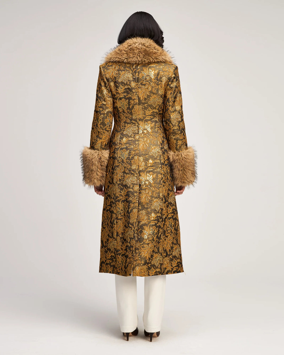 Cinq à Sept Ivella Coat in Gold