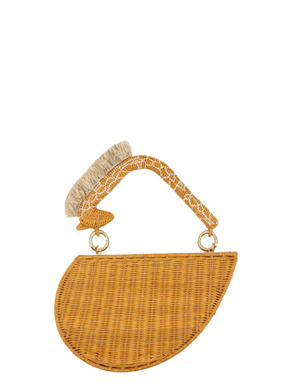 Serpui Wanda Giraffe Bag in Light Honey