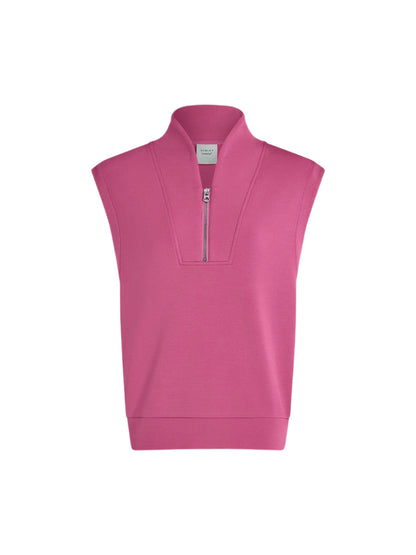 Varley Loretta Half Zip in Ibis Rose