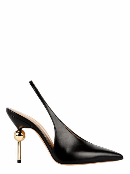 Camilla Gabrieli Lucia Slingback Pump in Black