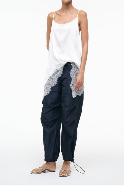 Staud Chloe Silk Cami in Ivory