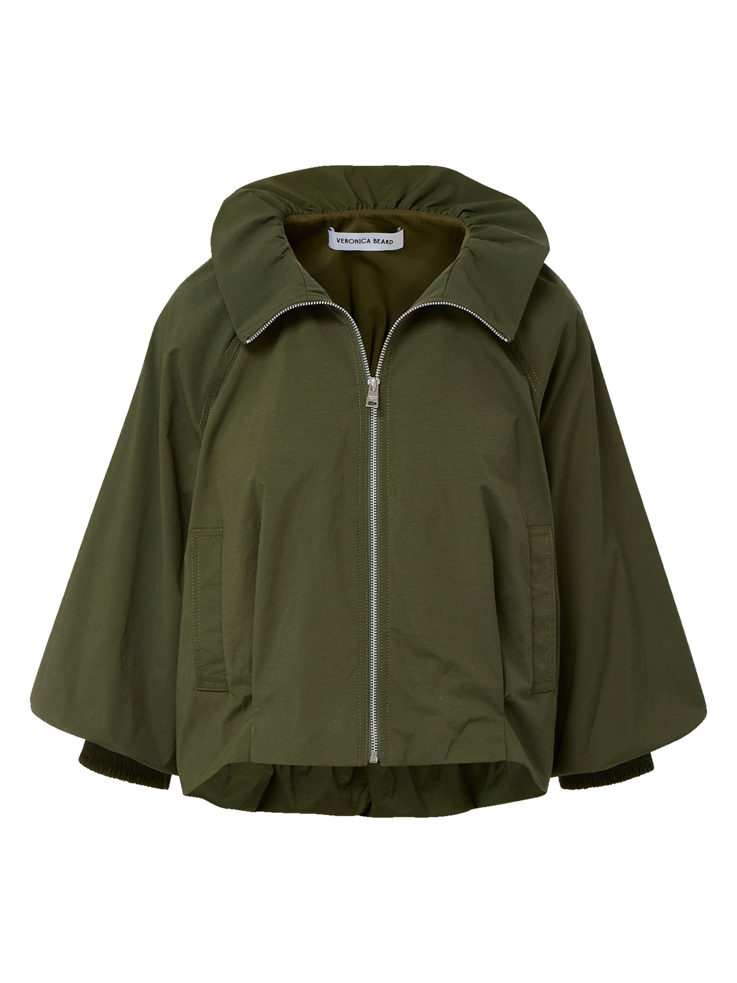 Veronica Beard Circe Bubble Jacket in Army