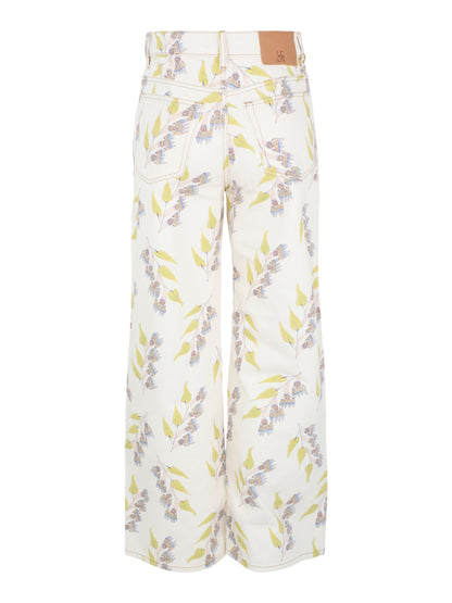 Ulla Johnson Willow Wide Leg Jean in Infinite Flower