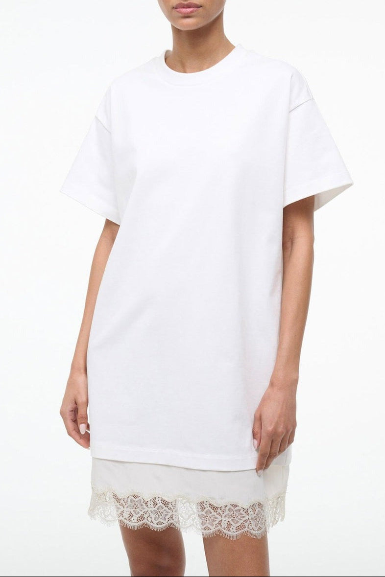 Staud Grier Dress in Ivory