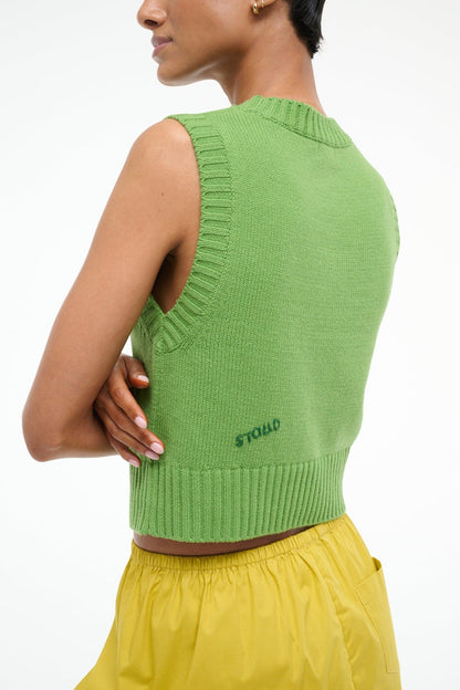 Staud Pingo Sweater in Roma Leaf
