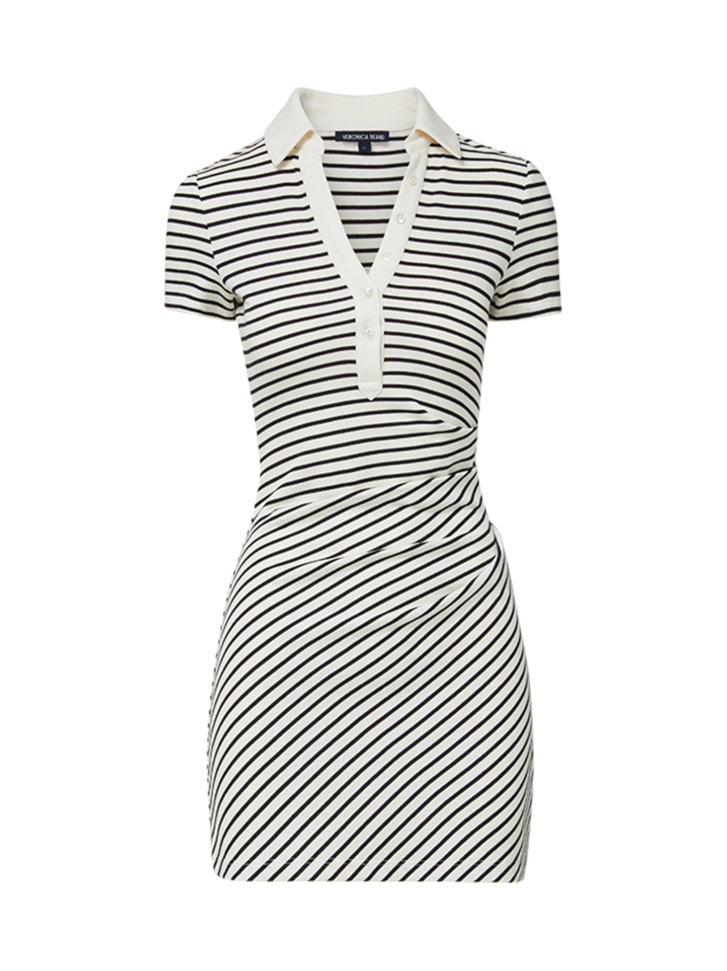 Veronica Beard Lanier Dress in Dove/Black