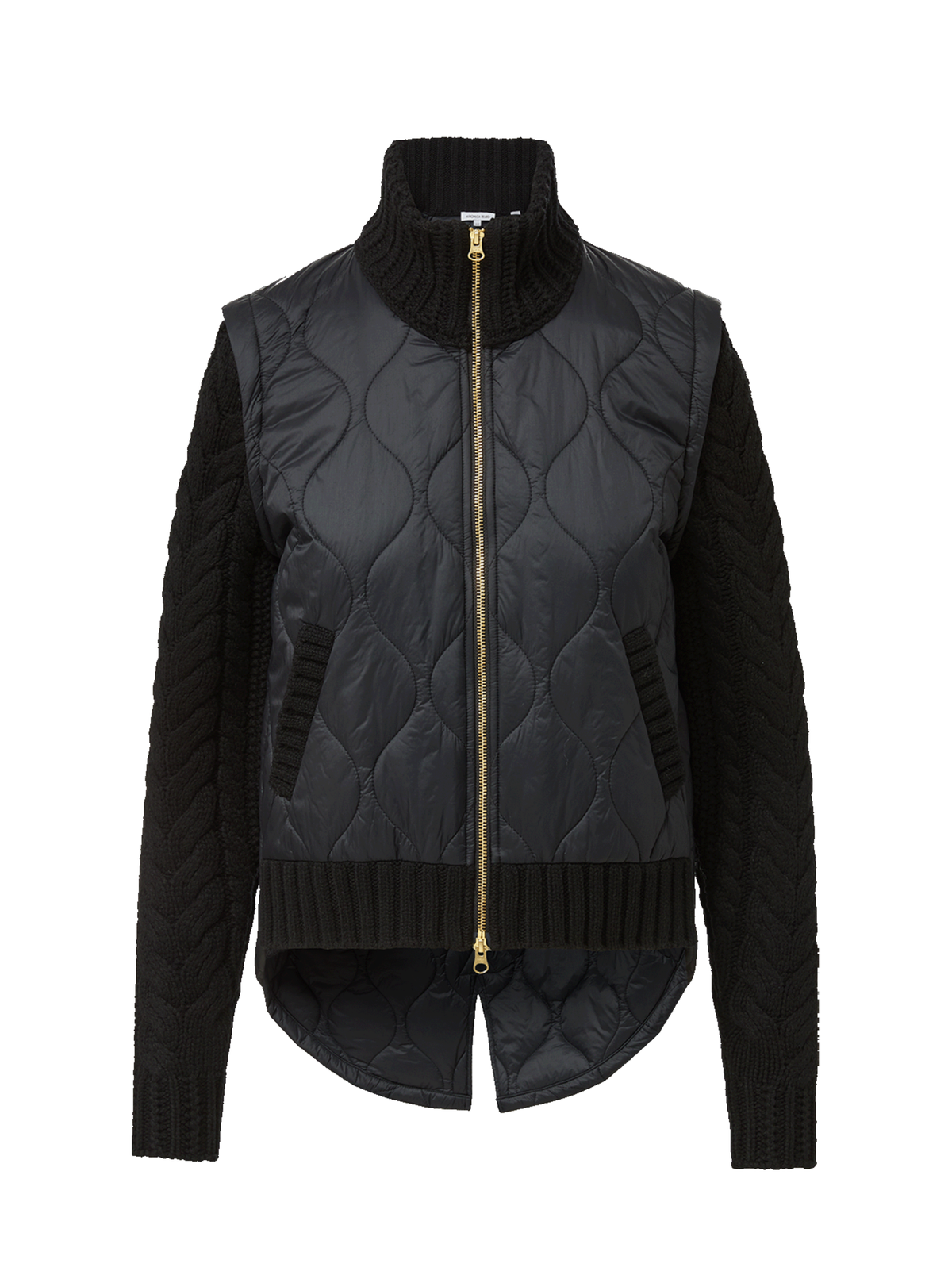 Veronica Beard Patra Mixed Media Jacket in Black