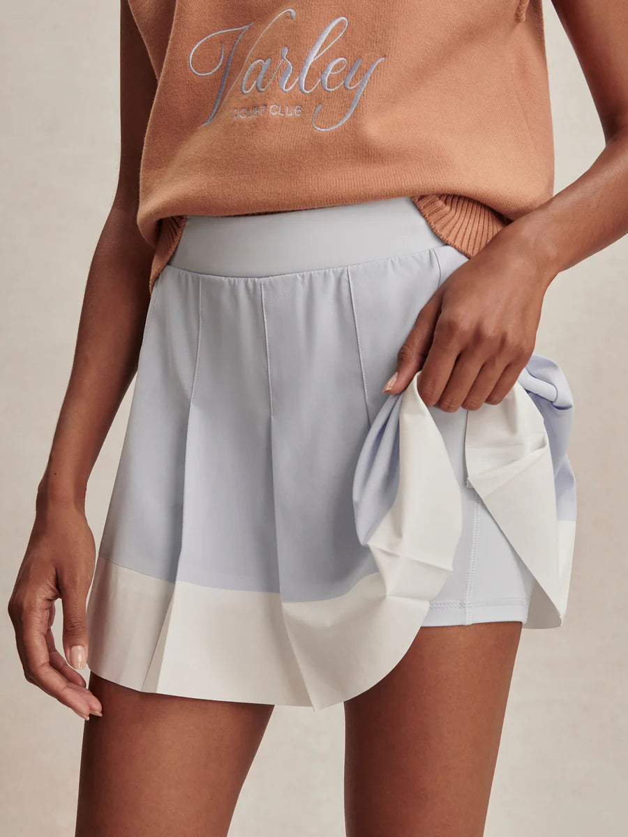 Varley Chase Mid Rise Skort 14.5" in Xenon Blue