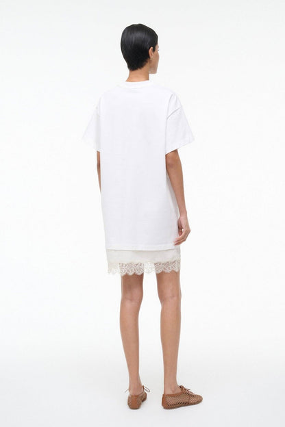Staud Grier Dress in Ivory