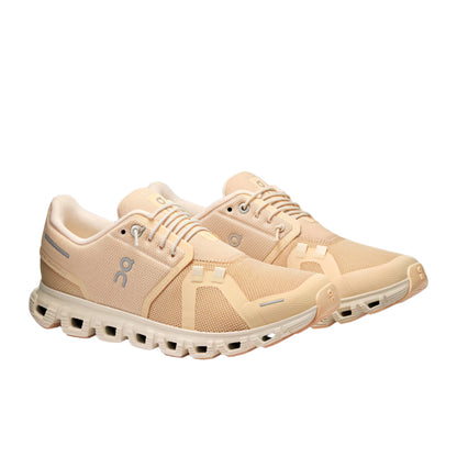 On Running Women's Cloud 6 Sneaker in Blonde/Dew