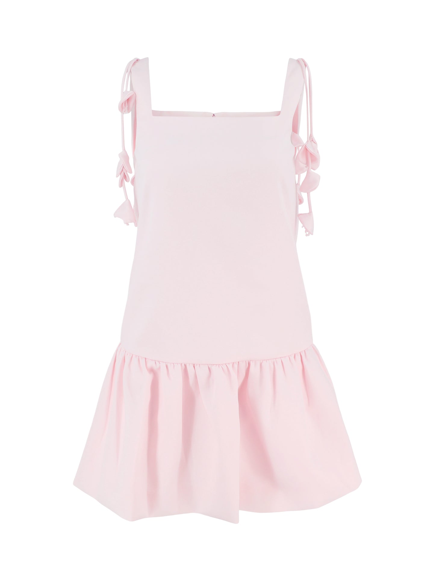 Self-Portrait Pink Flower Taffeta Dress