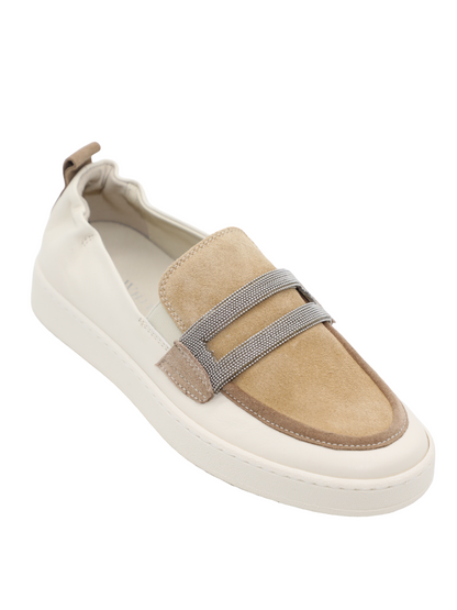 Ron White Orlean Slip Sneaker in Fawn