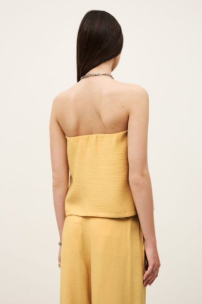 BA+SH Deborah Bustier Top in Paille