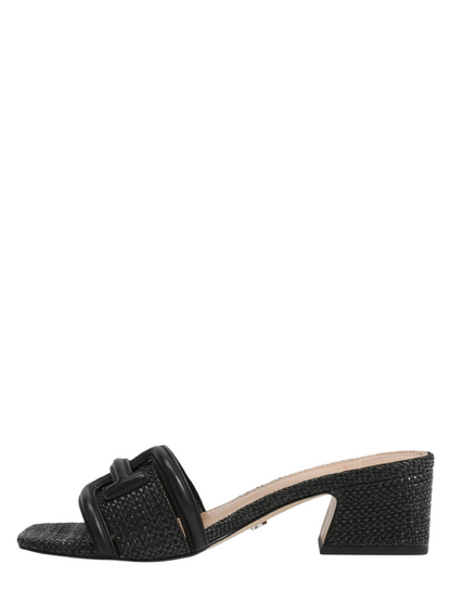 Sam Edelman Waylon Block Heel Slide in Black