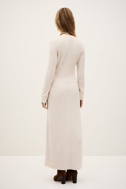 BA+SH Anisa Dress in Beige