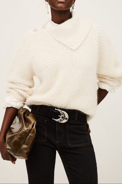 BA+SH Jumper Roumane in Ecru