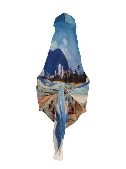 Cult Gaia Bina Top in Rio Beach Print
