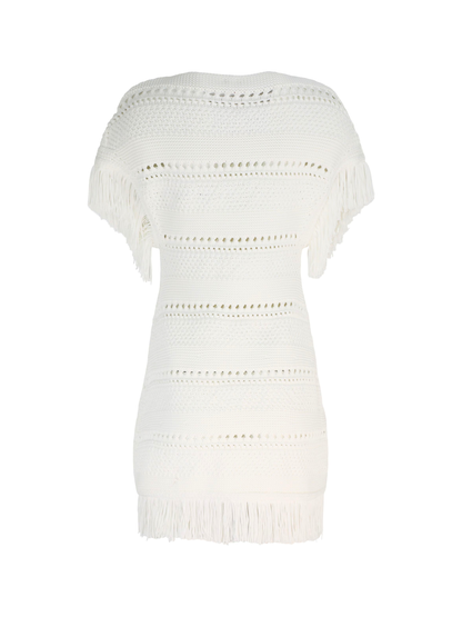 Cult Gaia Maren Dress in Off White