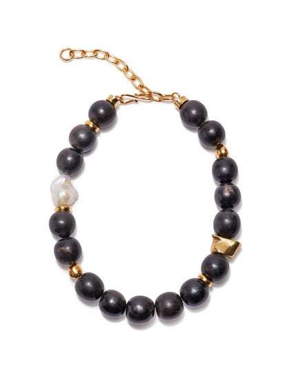 Lizzie Fortunato Oria Necklace in Black