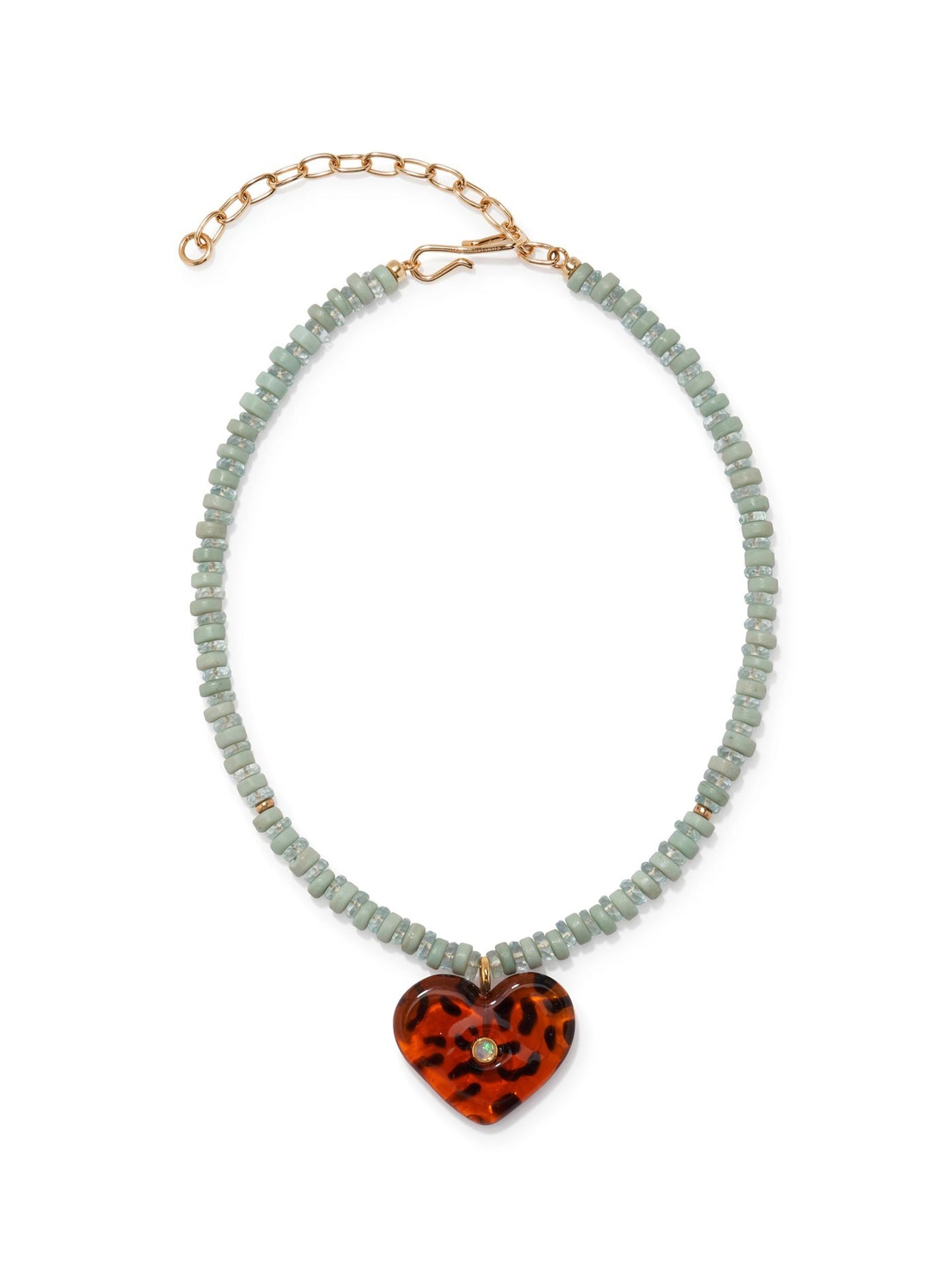 Lizzie Fortunato Pia Necklace in Leopard Multi
