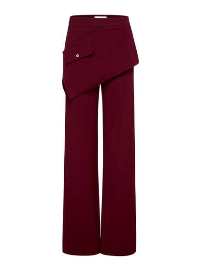 Hellessy Mitch Pant in Bordeaux