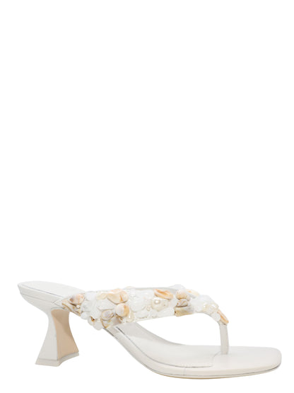 Cult Gaia Abi Sandal in Antique White