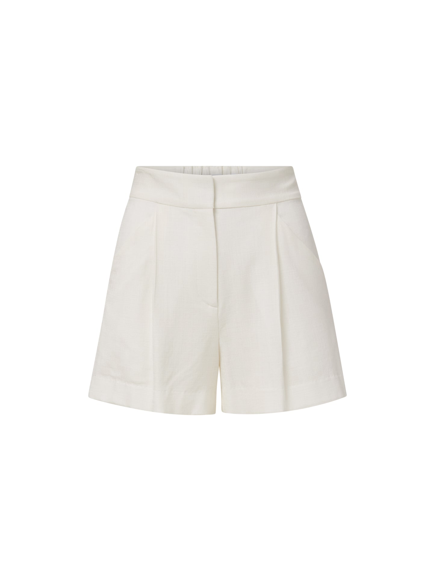 Veronica Beard Marbeau Pleated Short in Dove