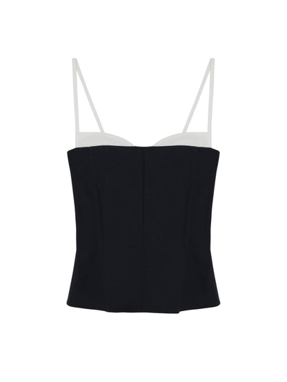 Simkhai Charlee Bustier Top in Black Multi