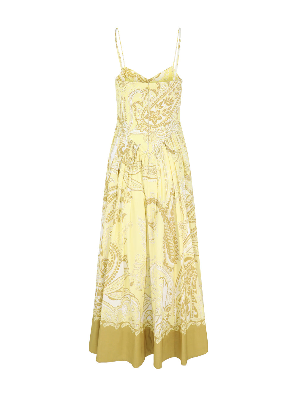Hemant and Nandita Fiza Strappy Dress in Light Yellow