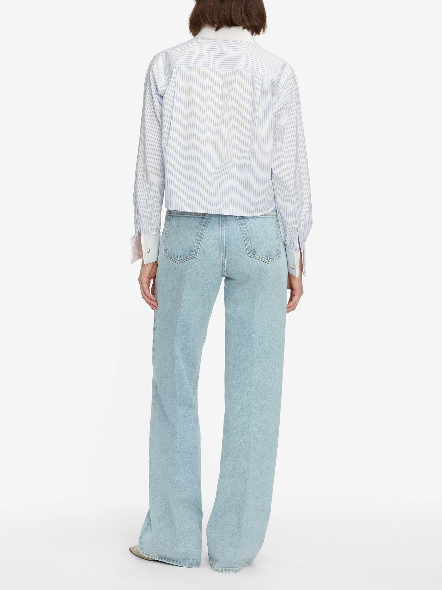 Frame Charles Shirt in Oxford Blue Multi