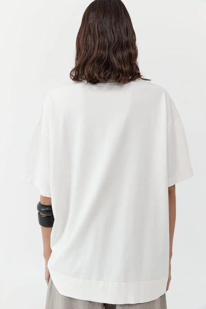 St. Agni Homme Tee in Off White