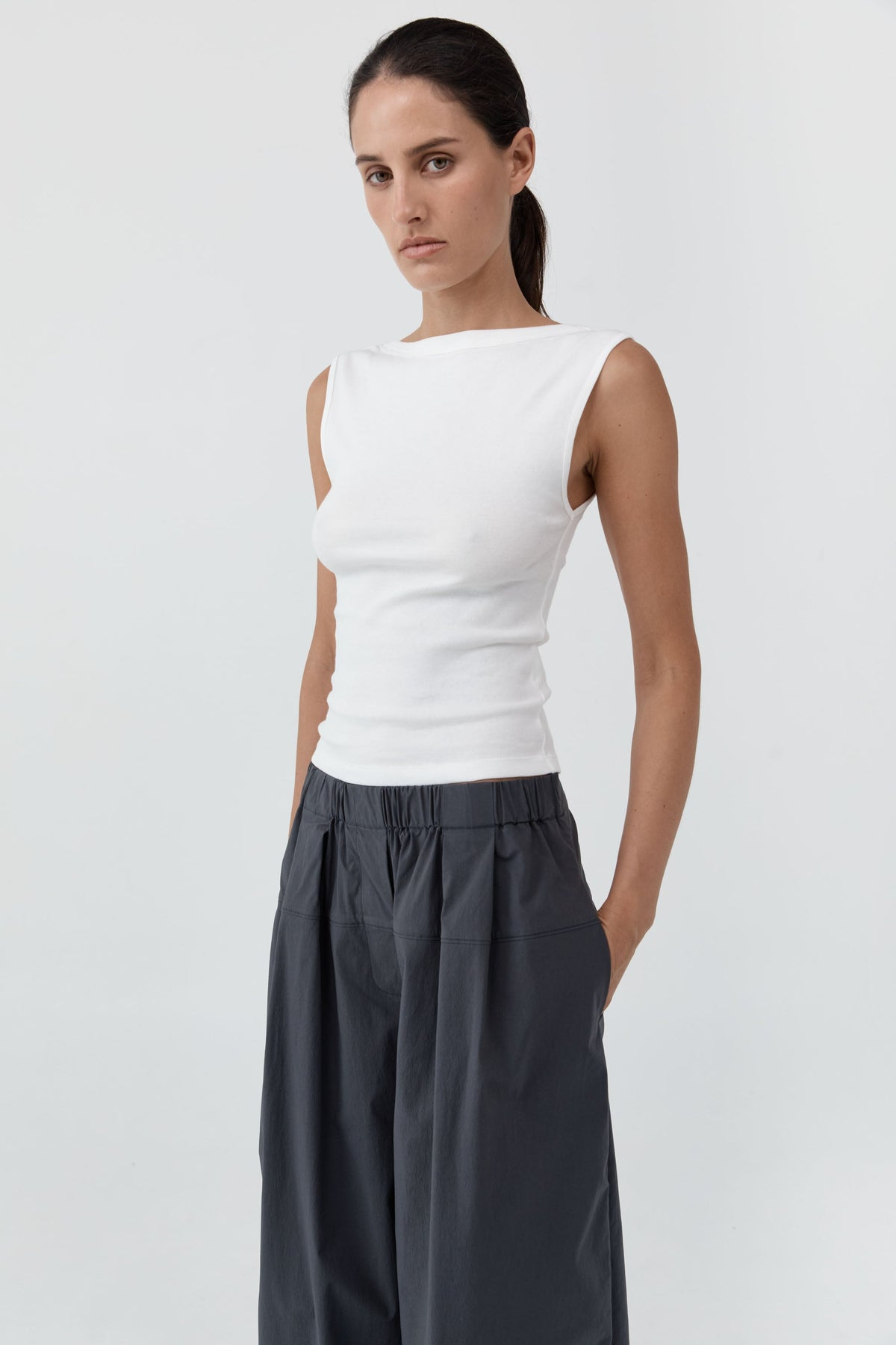 St. Agni Organic Cotton Ballerina Top