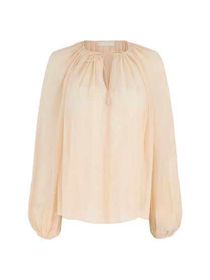 Ulla Johnson Safa Blouse in Peony