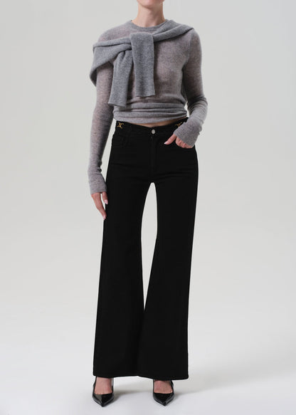 Citizens of Humanity Kimberly Flare w/ Horsebit in Rich Black