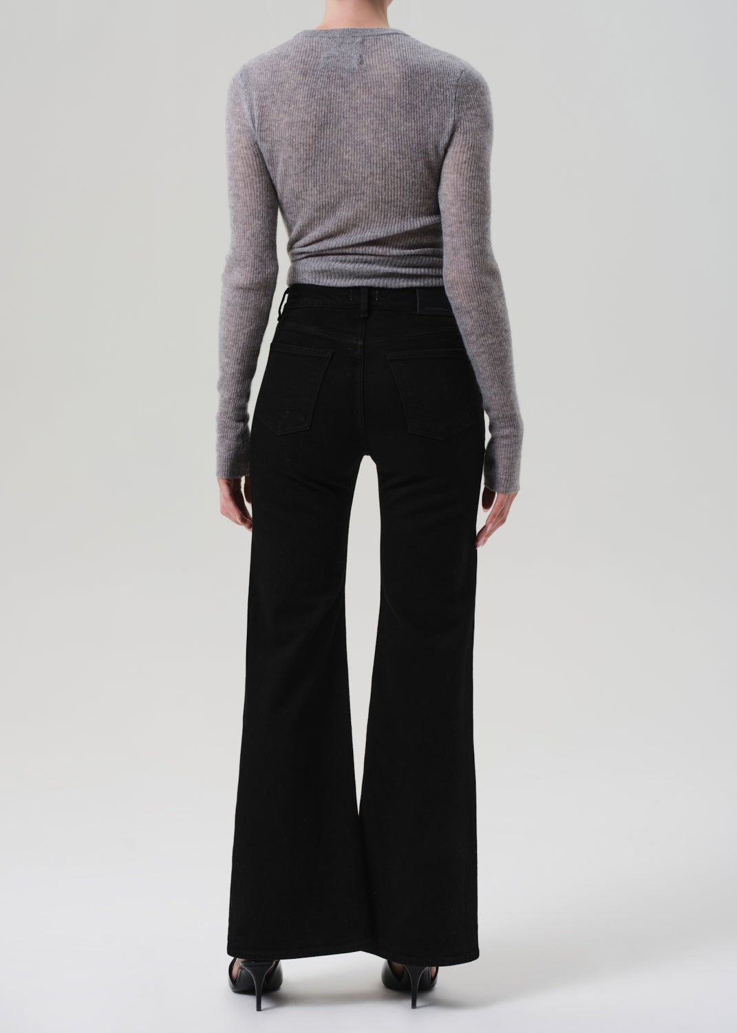 Citizens of Humanity Kimberly Flare w/ Horsebit in Rich Black