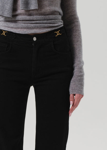Citizens of Humanity Kimberly Flare w/ Horsebit in Rich Black