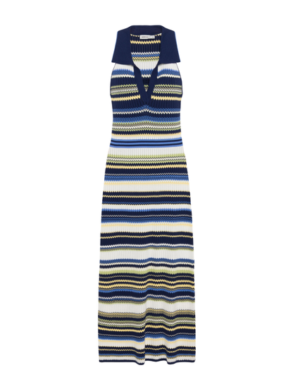 Simkhai Kerrin Knit Midi Dress in Midnight Multi
