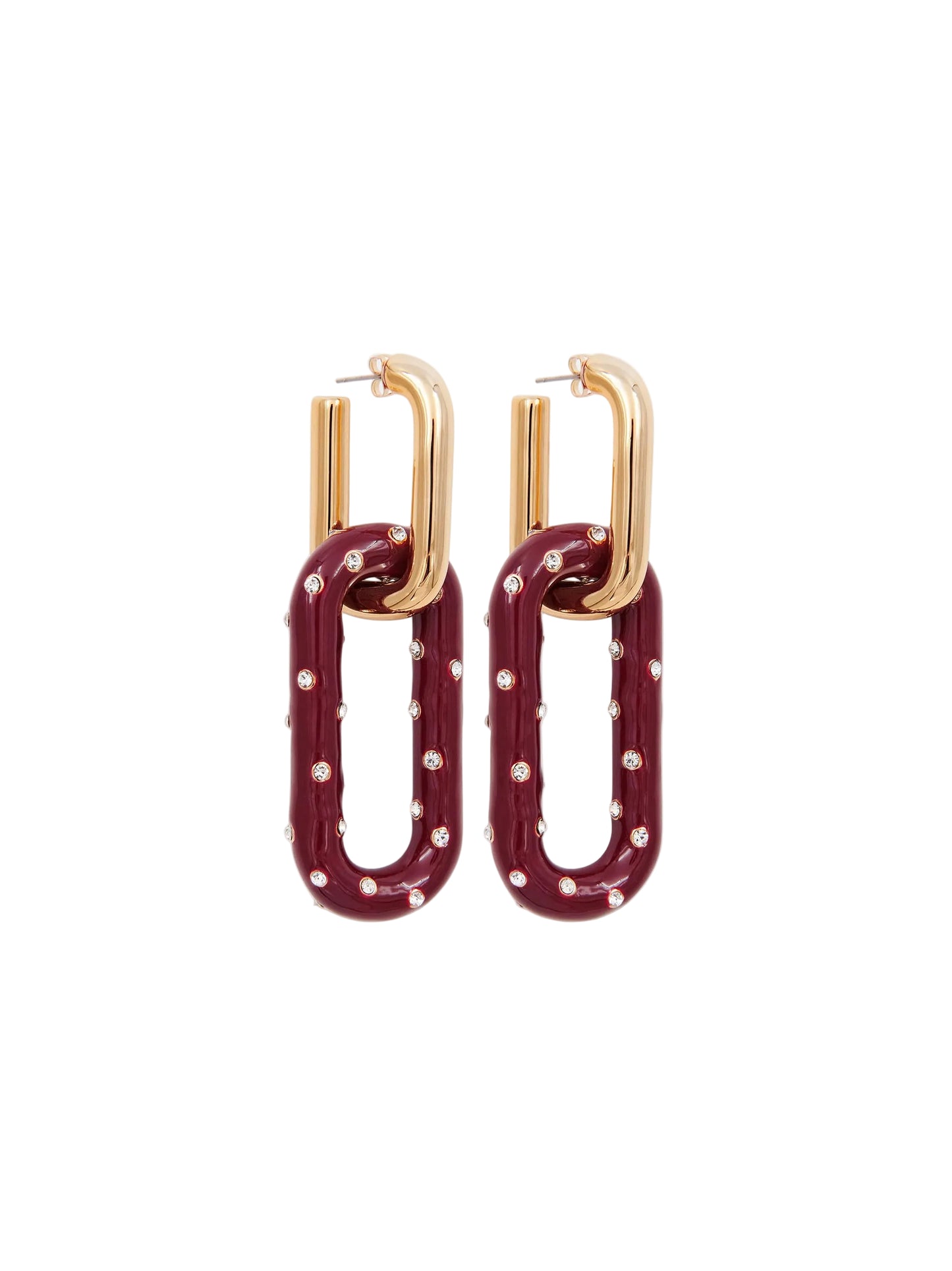 Essentiel Antwerp Bicolour Earrings in Margot Mauve