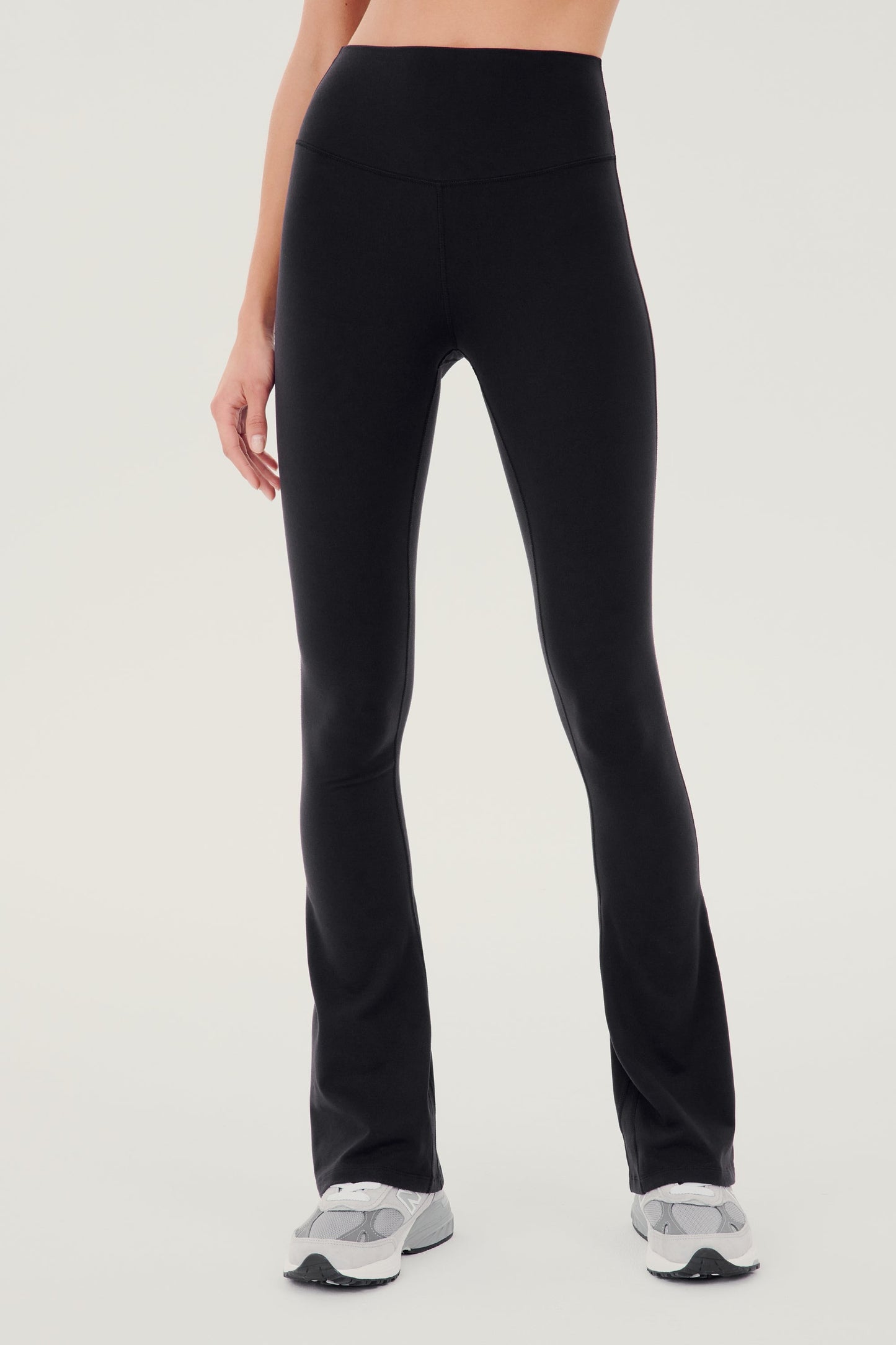 Splits59 Raquel High Waist Flared Legging 32" in Black