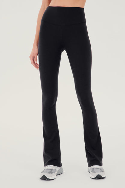 Splits59 Raquel High Waist Flared Legging 32" in Black