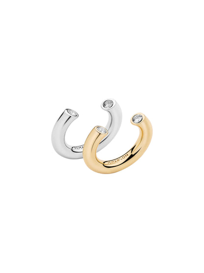 Demarson Miley Stackable Ring Set in Two Tone