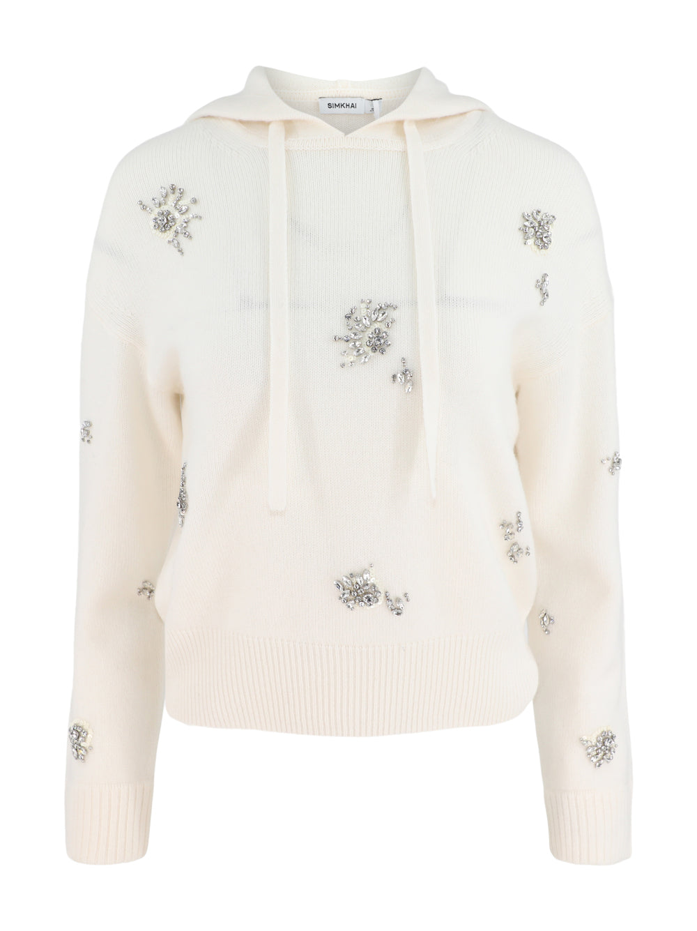 Simkhai Karmen Embellished Hooded Top (More Colors)