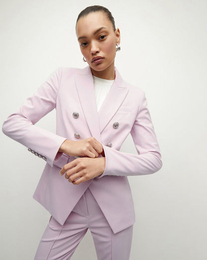 Veronica Beard Miller Dickey Jacket in Barely Orchid